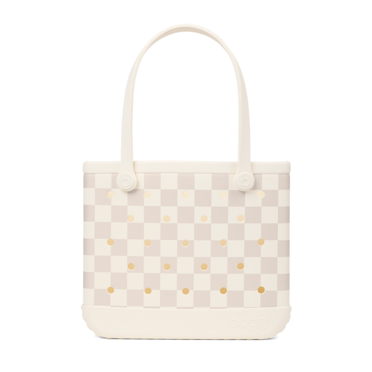 Baby Bogg Bag - Checkered Coconut/Mushroom - Active Bag Tote