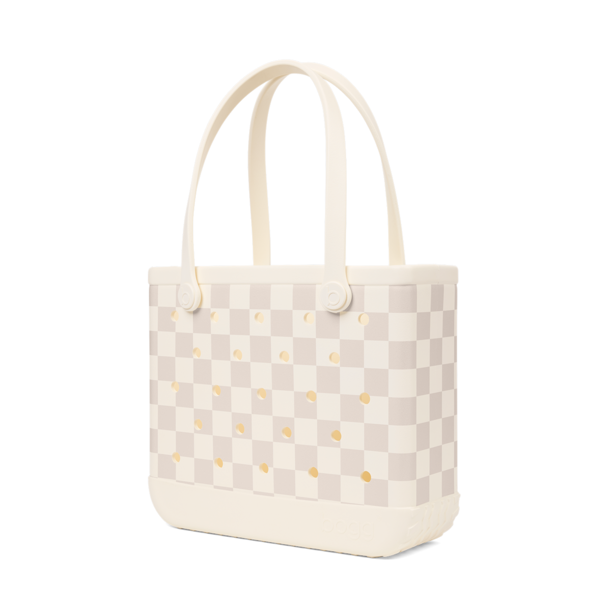 Baby Bogg Bag - Checkered Coconut/Mushroom - Active Bag Tote