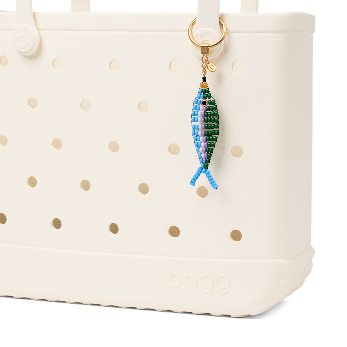 Bogg'd & Charmed - Beaded Fish Blue/Green
