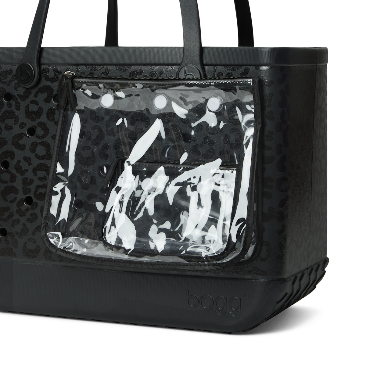 Original Bogg Bag - Onyx Leopard - Coastal Resort Tote